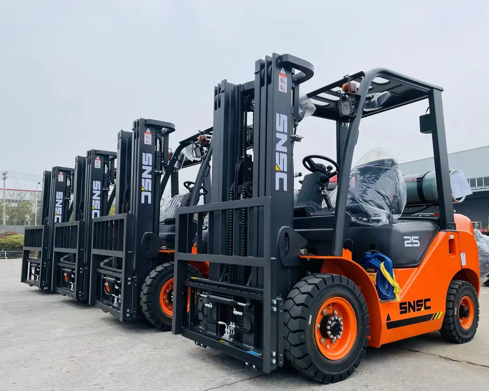 Carretilla Elevadora Gasolina GLP Forklift 4 Ton Petrol Gas Forklift