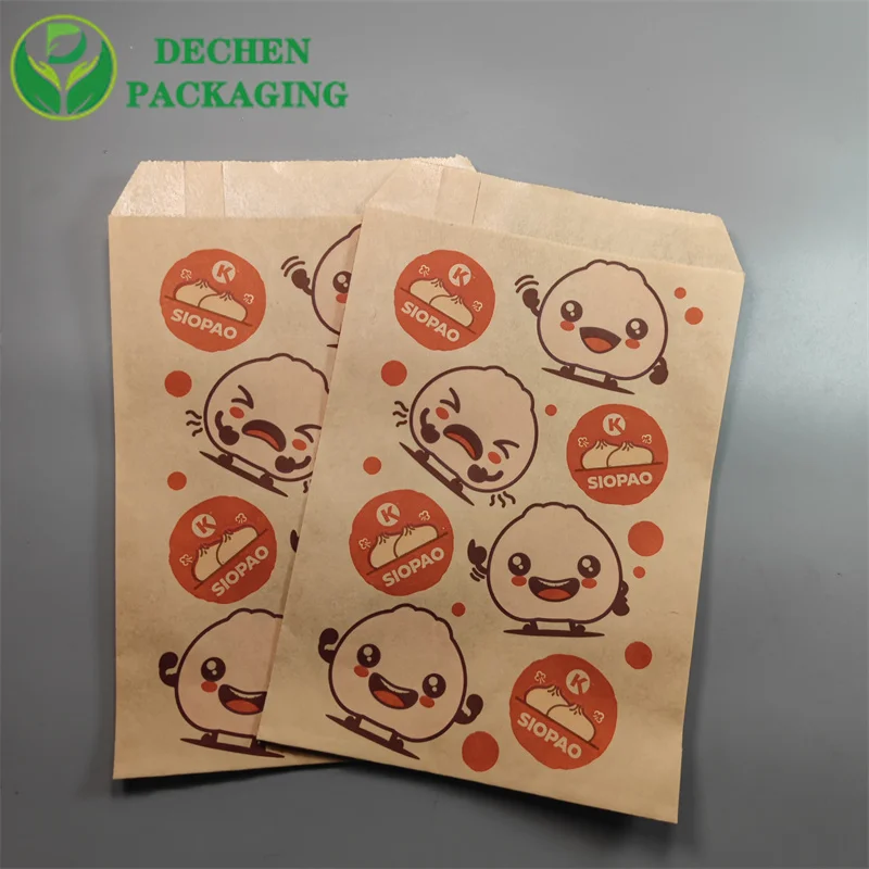 &nbsp;Bolsas de papel alimentos recetados bolsas de papel impresión de bolsas de papel de pan