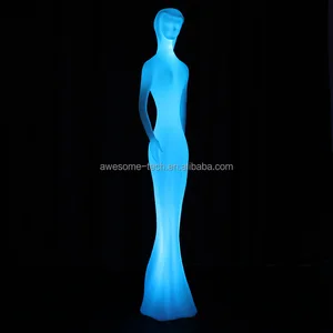 Indoor Colorful Art Design Modern Creative Abstract Sculpture Mannequin Led Floor Lamp Modern Floor Lamp