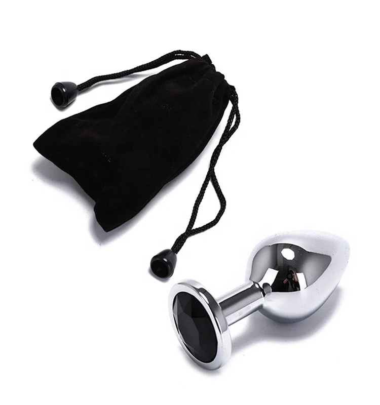 Anal Factory Wholesale Sexy Toys Anal Plug 3 Pieces Metal Butt Plug Diamond  Anal Toys for Men