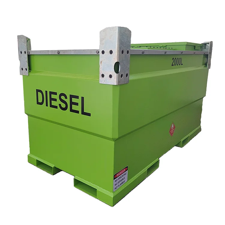 Factory Supply Petrol Mobile Gasoline Portable Diesel Fuel Cube Transfer Tank with Pump Price