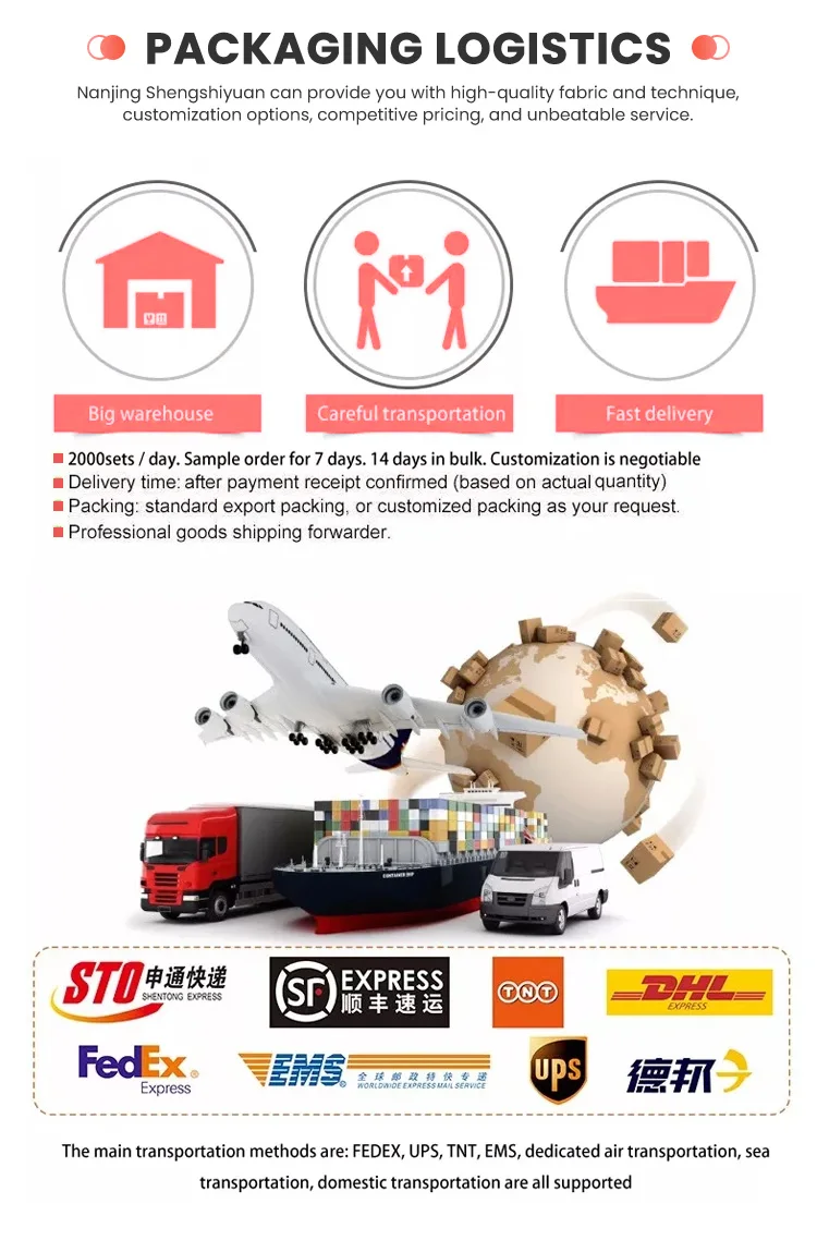 Packaging & shipping specifications