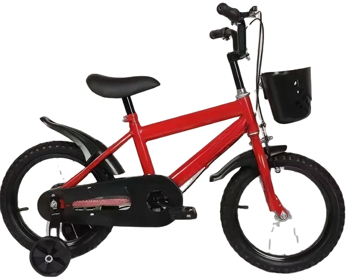 Safety Kids Bicycle 12-16 Inch with Pedals & Storage Basket BICICLETA VéLO POUR ENFANTS Wholesale Price