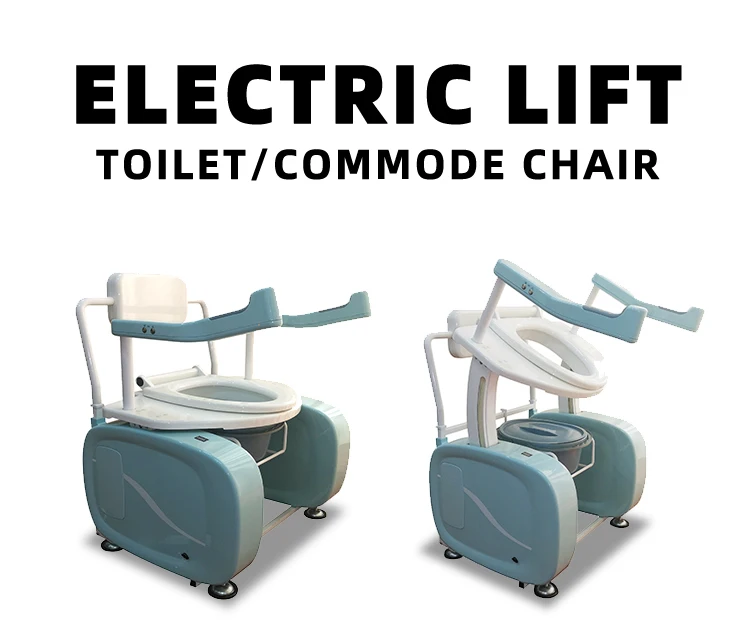 Disabled Elderly Bathroom Safety Shower Electric Lift Toilet Seat