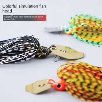 Cheery Factory Wholesale ABS Composite Sequins Jig Baffle Bearded Guy Bait 7g/9g/11g/18g/21g Luminous Simulation Marlin – Metal Jig – view 4
