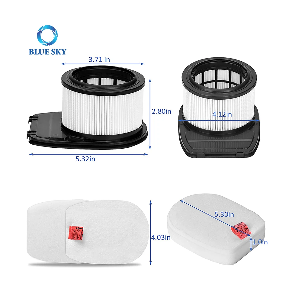 High Quality Vacuum Filters Compatible with Sharks Rocket Pet Pro IZ662H IZ682H Stick Vacuum Cleaner Replacement Parts