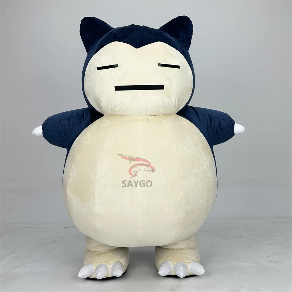 Hot Sale Snorlax Kirby Monster Inflatable Mascot Costume Inflatable Cartoon Walking Costume Cosplay People Wearing Event Dress