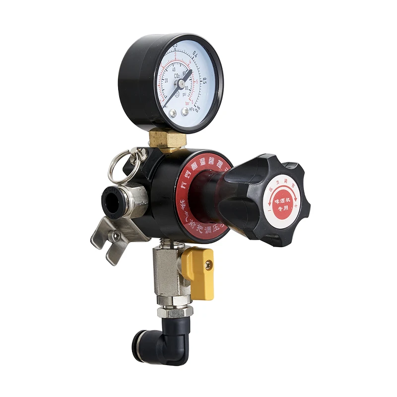 Gas Regulator 0-60psi For Home Brewing Beer Keg Kegging Co2 Secondary Regulator Barb Beer