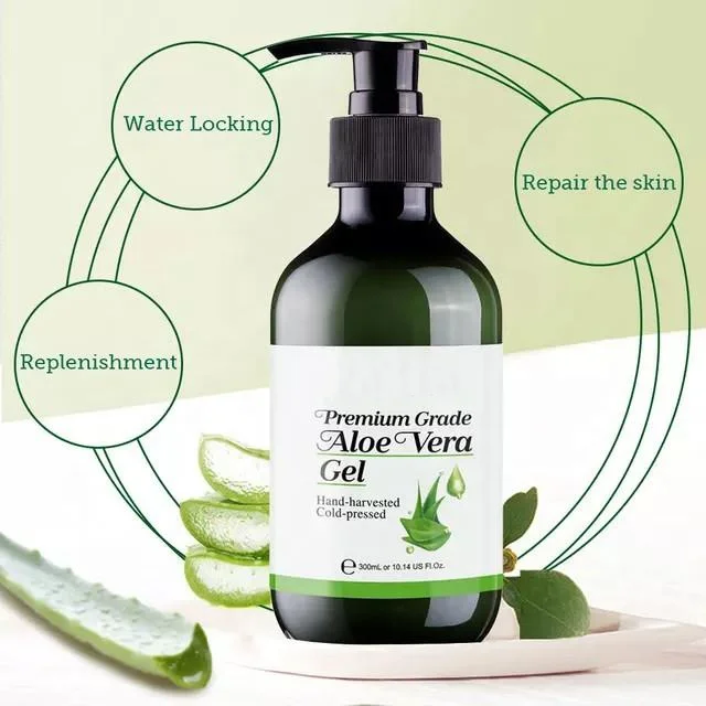 Private Label Natural Beauty Body Skin Care Moisturizer Aloe Vera Gel Face  Cream Hydrating Whitening Lightening