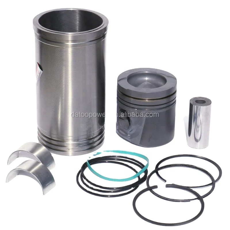 Shanghai Diesel Engine C6121 3306 SC11Cb220G2B1 SDEC Construction Machinery Parts Piston Ring Cylinder Liner Kit