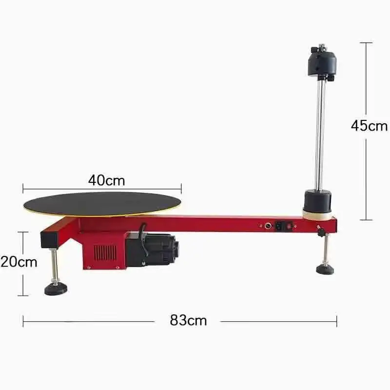 High-Efficient Electric Manual Pallet Stretch Film Wrapping Machine Carton Box Packing Shrink Wrap Manual Electric Pallet