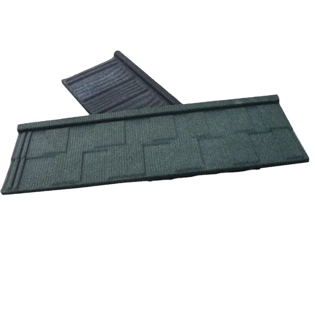 Professional process metal tile roof metal tile stone coating roof metal tile