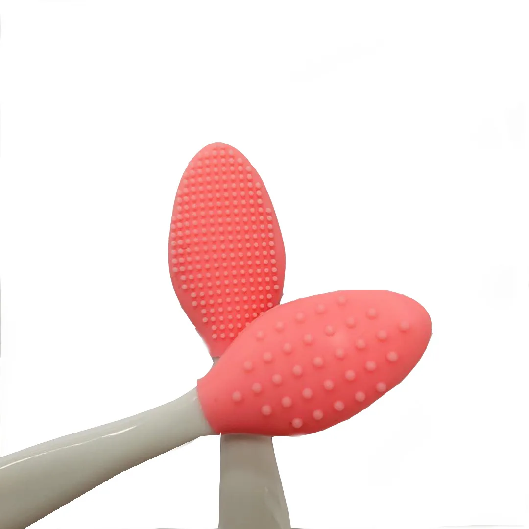 Silicone Exfoliating Lip Brush Double-Sided Soft Lip Exfoliator Tool Lip Scrub