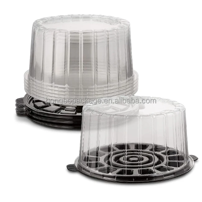 Disposable Plastic Cake Containers