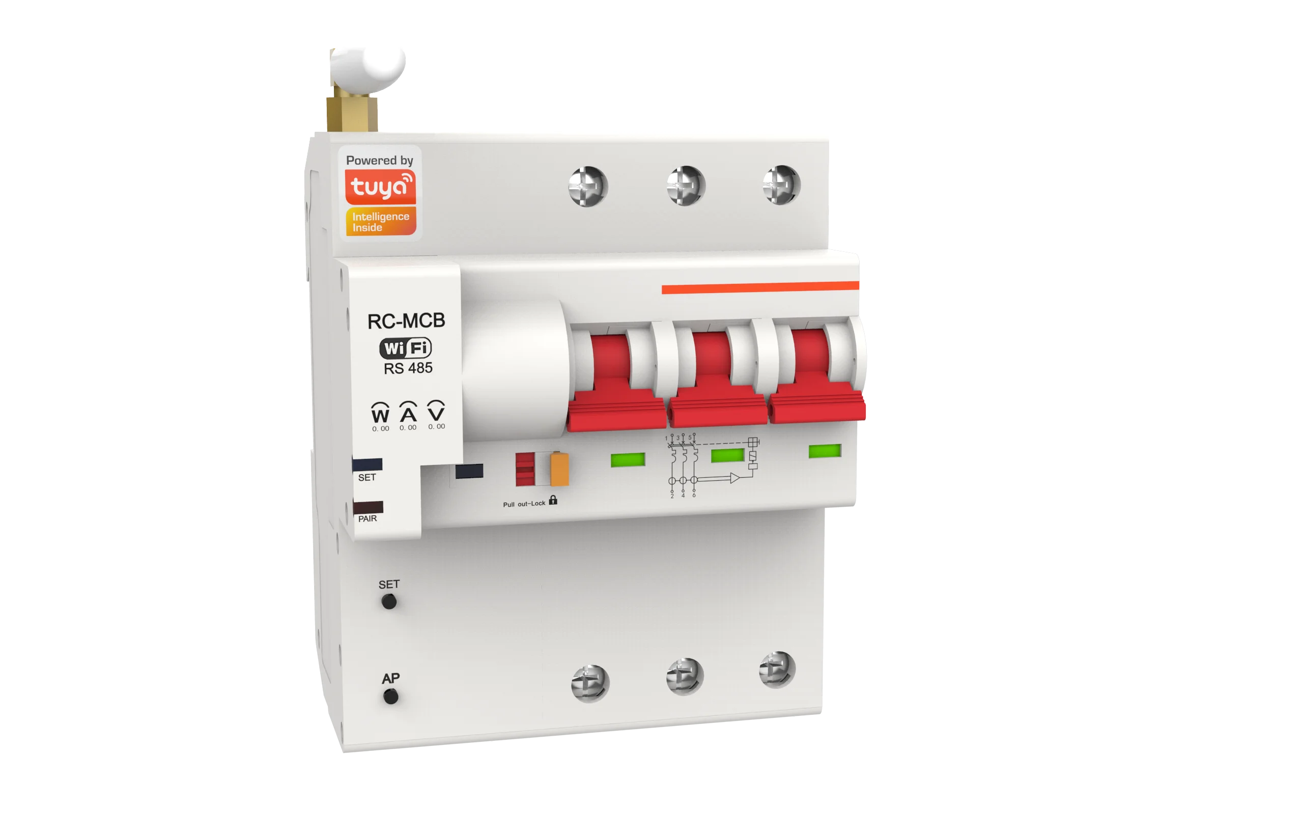 SZMYQ Electrical Miniature Circuit Breaker 4 Pole 20Amp Smart Life Timer Control Zigbee Smart Breaker Home Products DIN - Image 2