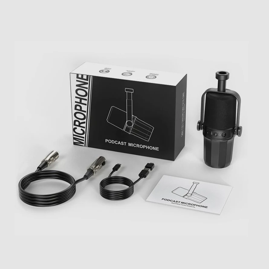 Zimhome ZTT20 XLR USB Super Cardioid Dynamic Noiseless Personalized Microphone