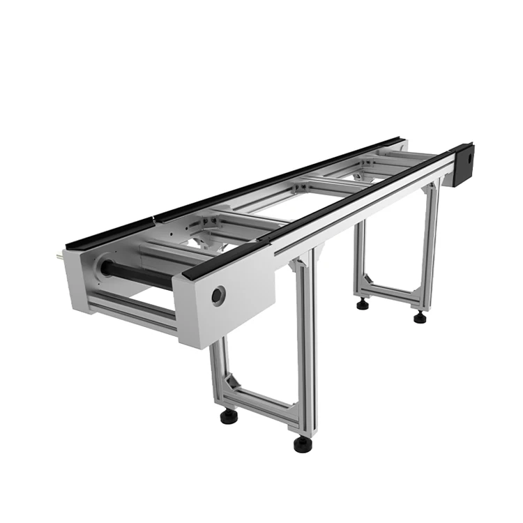 PTS1/H Sheet Based Belt Conveyor Line Body Black Flat Belt Anti-static Assembly Line Tray Conveyor Customization