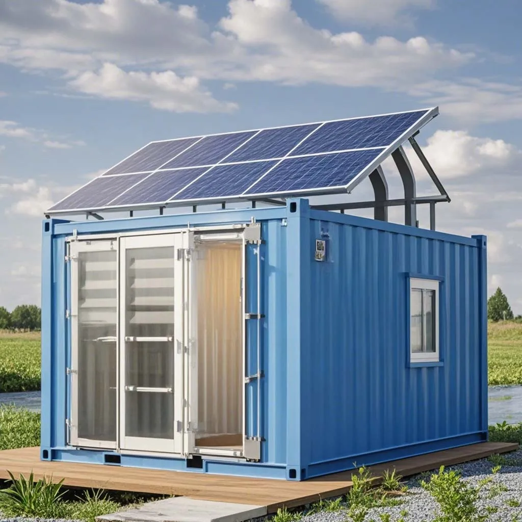 Solar Container Cold Storage  With Panel and Battery Preservation Machinery Cool Room Cold Storage
