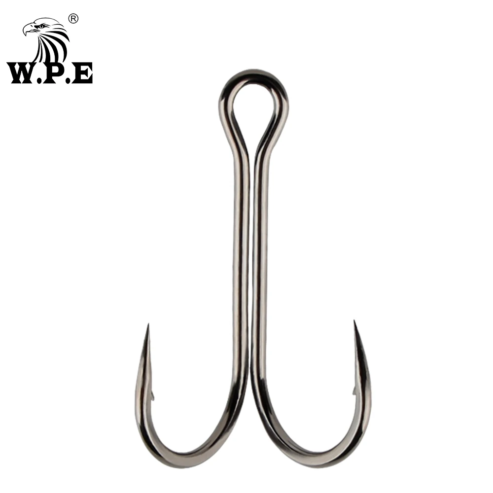 W.P.E Double Fishing Hooks 4#-3/0# High-carbon