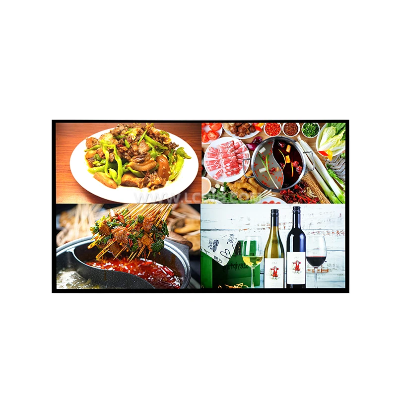 Digital Signage Menu Board 27 32 43 49 Inch All in One Ceiling Mount Lcd Advertising Screen