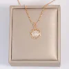 Collana con Pendente Placcato Oro 5