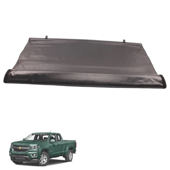 thumbnail image 2 of 6.5FT 4-Fold Soft Tonneau Cover For 2007-2013 GMC Sierra 1500 & Chevy Silverado 2 of 4