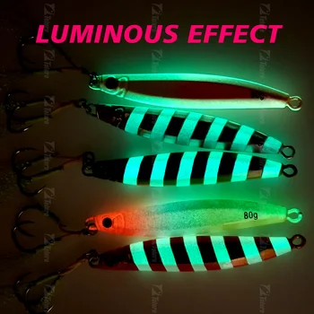 CHEERY New Style 30g 40g 60g 80g Colorful Laser Metal Jig Bait Fish Lure Artificial Metal Jig Lures with Assist Hook – Metal Jig – view 5