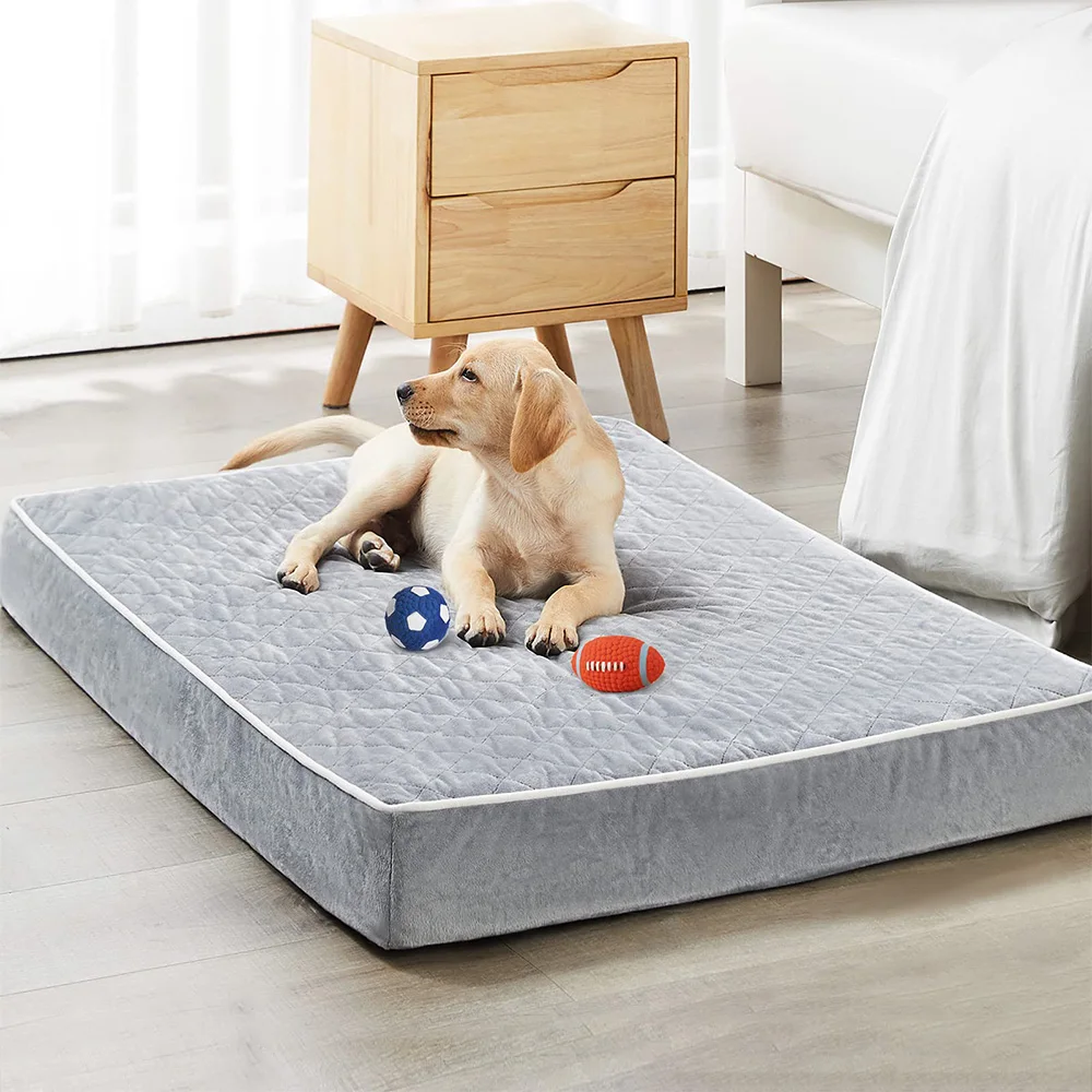 Wholesale waterproof washable heavy duty extra large big xl xxl orthopedic memory foam pet dog bed for large dogs