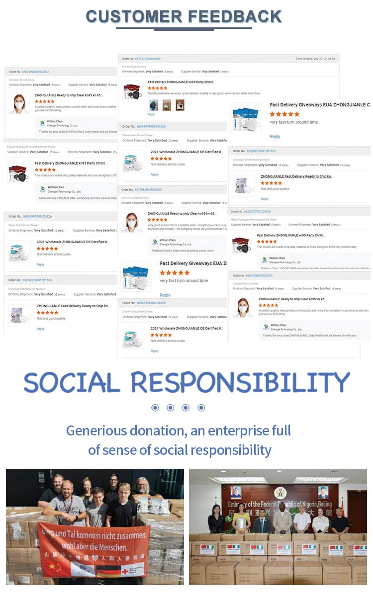 Zhongjianle Hygisun Colorate Kn95 Masques Ffp 2 Mascarillas Ce Face