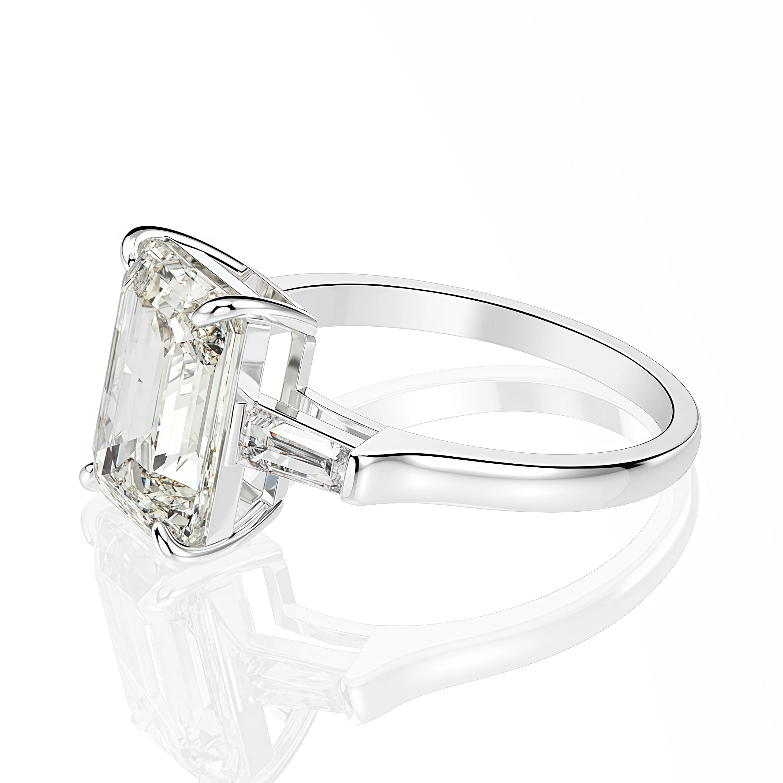 MUSHAN Jewelry Factory 925 Sterling Silver Rings Women 4ct CZ Zircon High Carbon Diamond Engagement and Wedding Bands Fine Rings