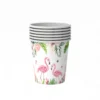 Verde e rosa: 16 Pcs tazze