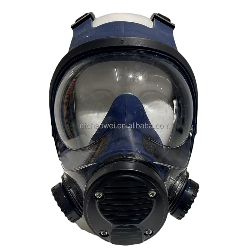 FM503 ダブルフィルター付きフルフェイスガスマスク（再利用可能）