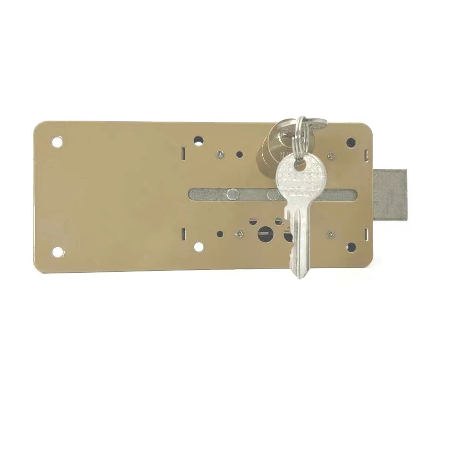 FF Type Middle East Market Yellow Painted Six Lever Night Latch Rim Door Lock
