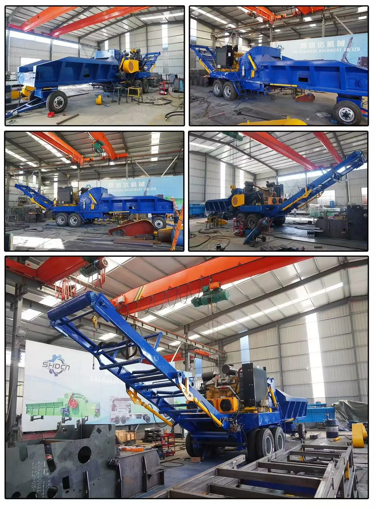SHD 2025 New Design Heavy Hydraulic Wood Chipper Diesel Mobile Wood ...