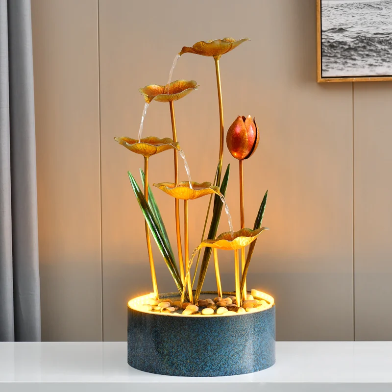 ТВ-шкаф, офис, гостиная, украшение для дома, настольный фонтан, металлические поделки для дома, шариковый фонтан