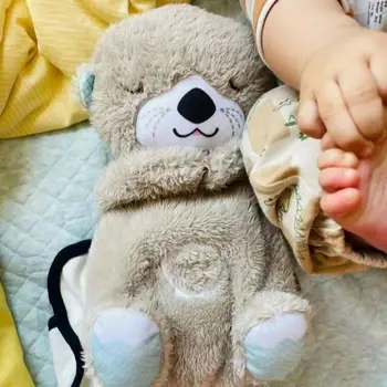 Kawaii Stuffed Animal Toys Newborn Comforter Baby Soothing Otters ...