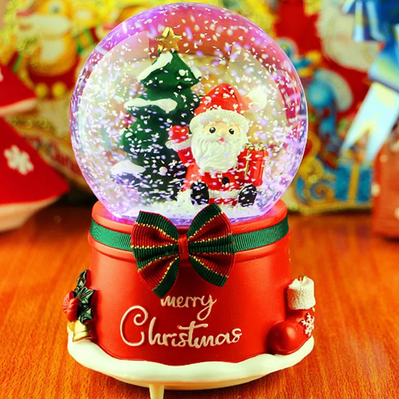 Inflatable Snow Globe Custom Glitter Snow Globes Christmas Snowman Santa Water Globe Kit