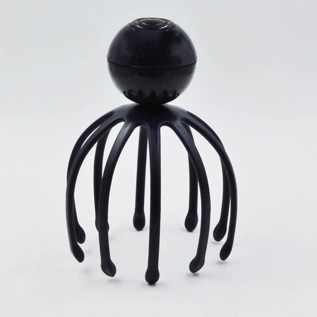 Automatic 10 Finger Rechargeable Smart Vibration Spider Head Massage Tool Electric Scalp Head Massager