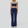 Azul marino (sujetador + leggings acampanados)