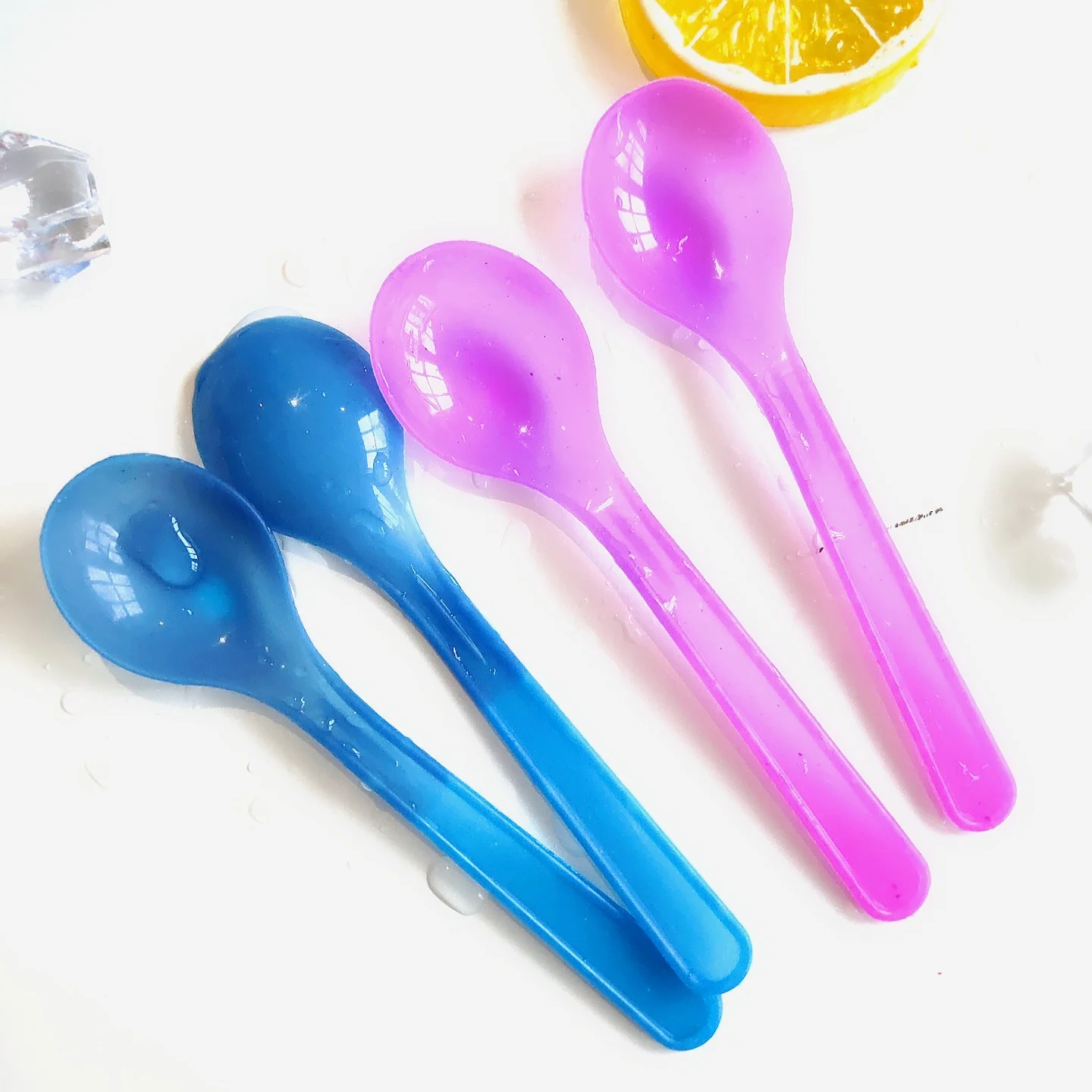 OEM Temperature Sensitive Color Changing Frozen Yogurt Spoon