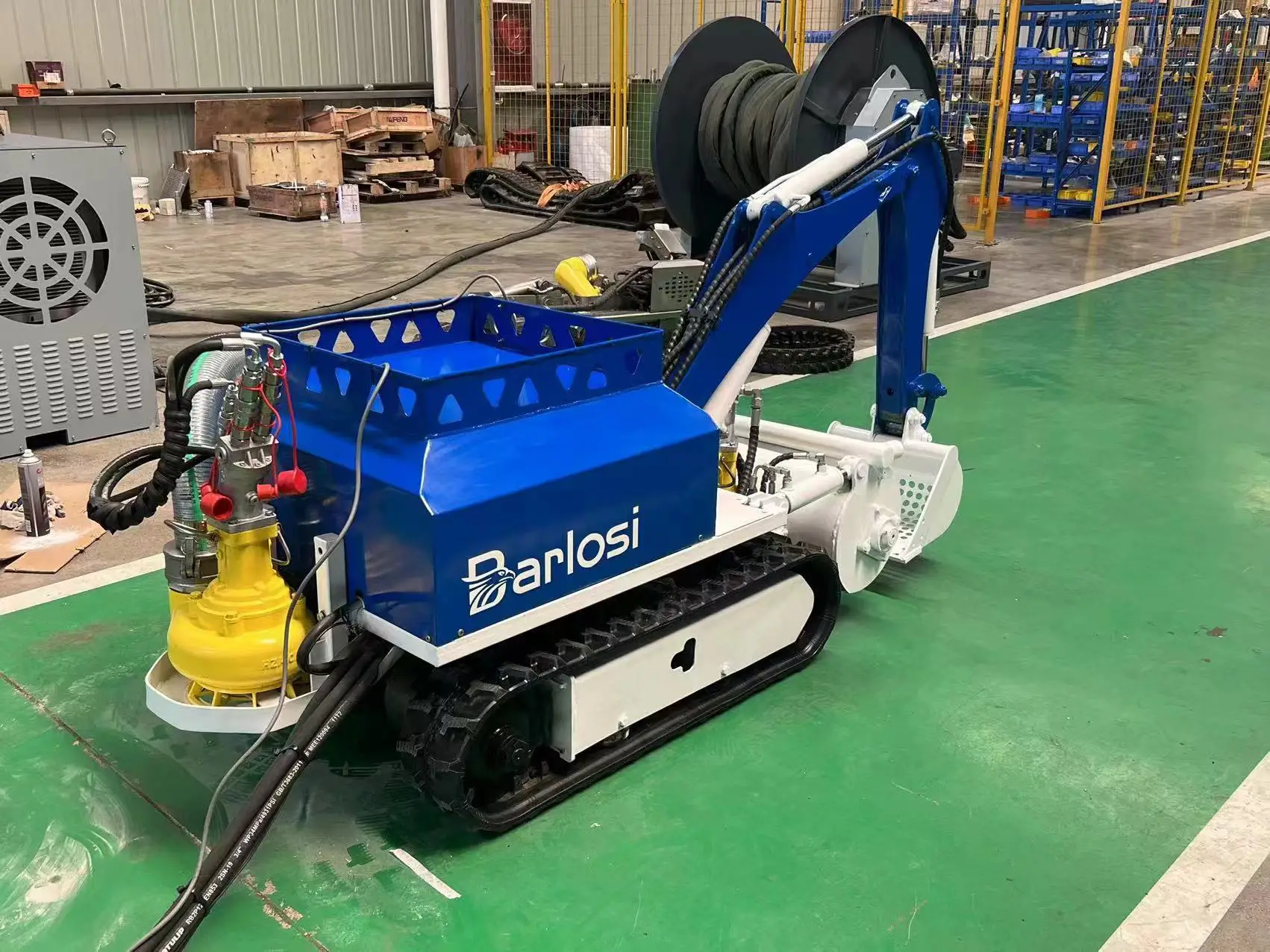 Heavy-duty Dredging Tasks Fast-deployable Sediment Extraction Industrial-grade canal Cleaning Robot
