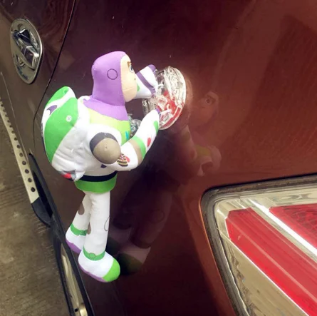 TCXW041314 Toy Story Woody Buzz Light year Car Dolls Plush Toys Outside Hang Toy Cute Auto Accessories Car Decoration Doll