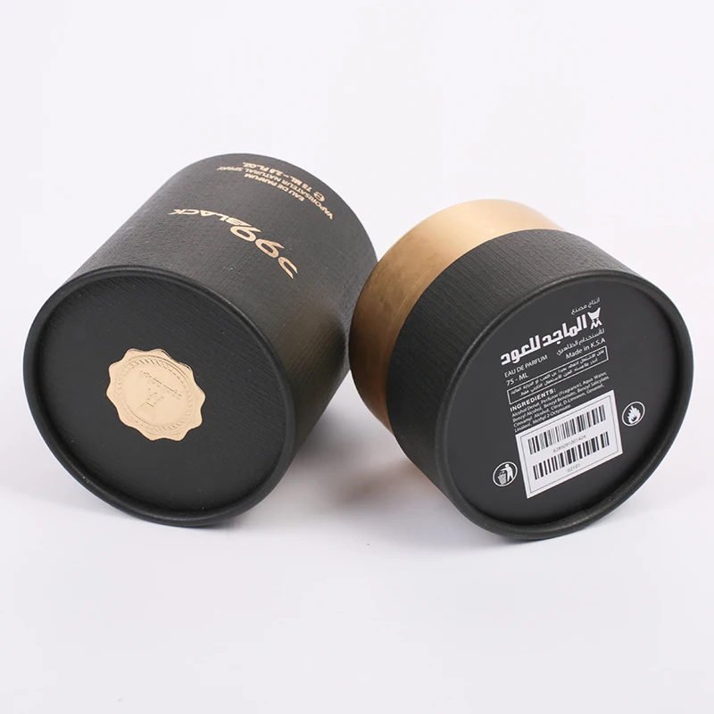 Custom Biodegradable Cardboard Paper Tube for Cosmetic Perfume Bottles