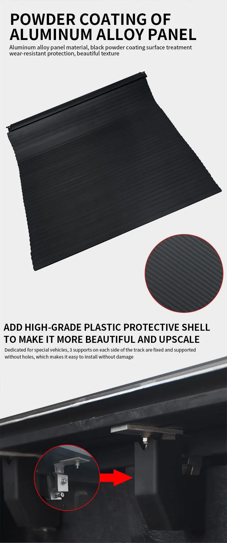 Noble 4x4 Truck Waterproof Electric Tonneau Retractable Hard Roller Pickup Cover Bed for Toyota Tundra Power Cover supplier