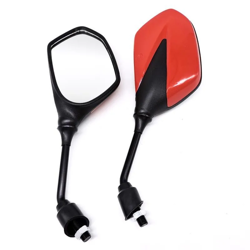 Plastic Side Mirror Motorcycle Accessories Universal 8mm 10mm Handle ...