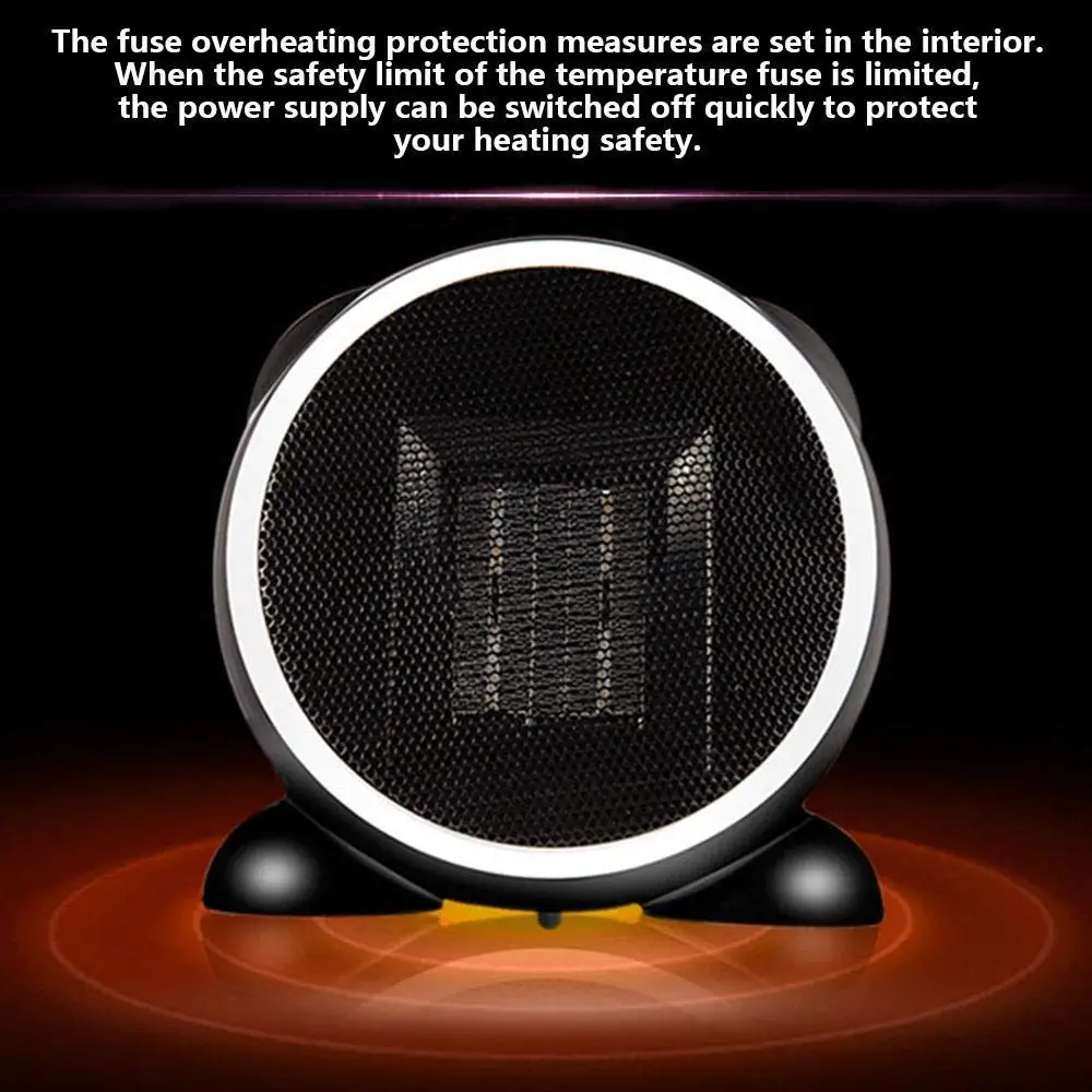 Portable Electrical Room Controlled Fan Infrared Heater 500W Rechargeable Hand Warmer