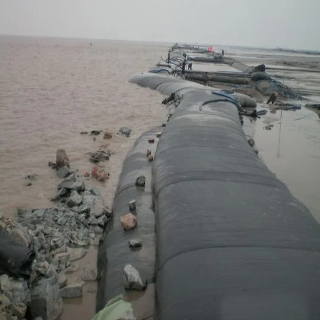 PP Woven Geotextile Tubes for Flood Control  Waste Control Water Geobag Dam Sludge Dewatering Geo Tubes