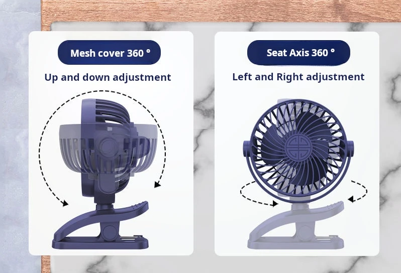 Table Fan, USB, Portable - detail 16