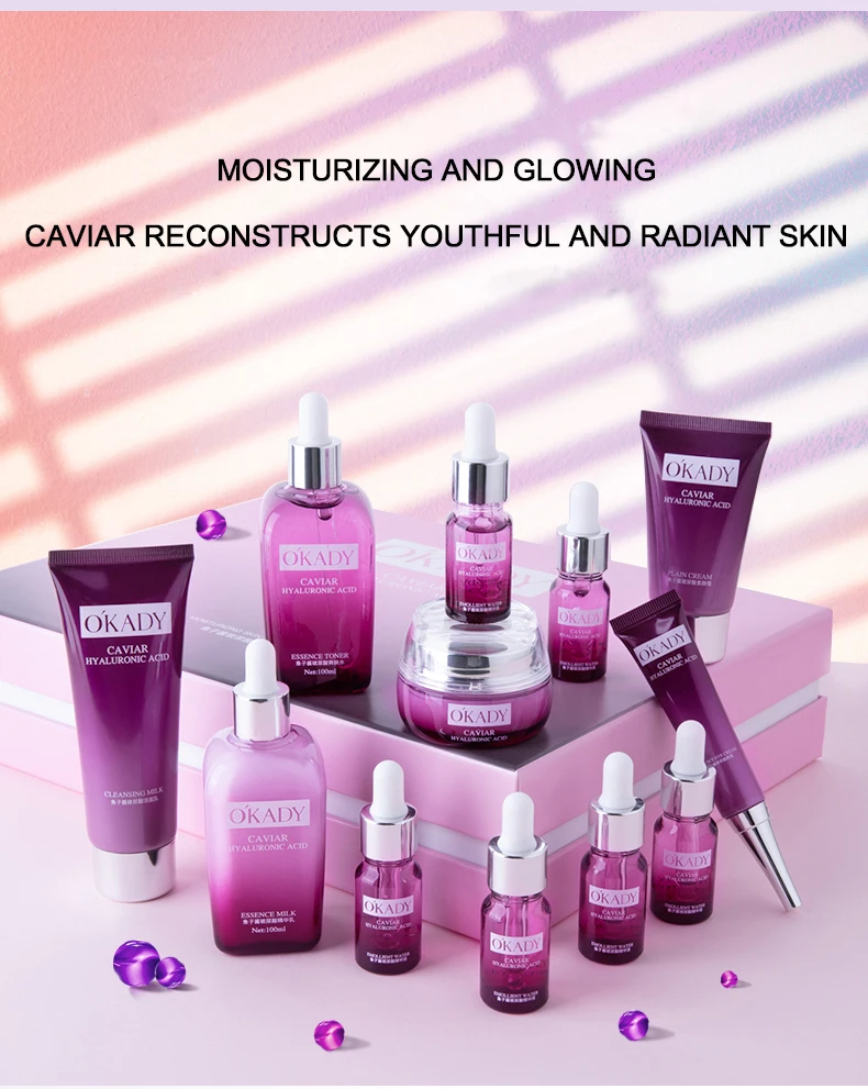 Skin Care Product Kit Whitening Anti Ageing Eye Cream Face Cleanser