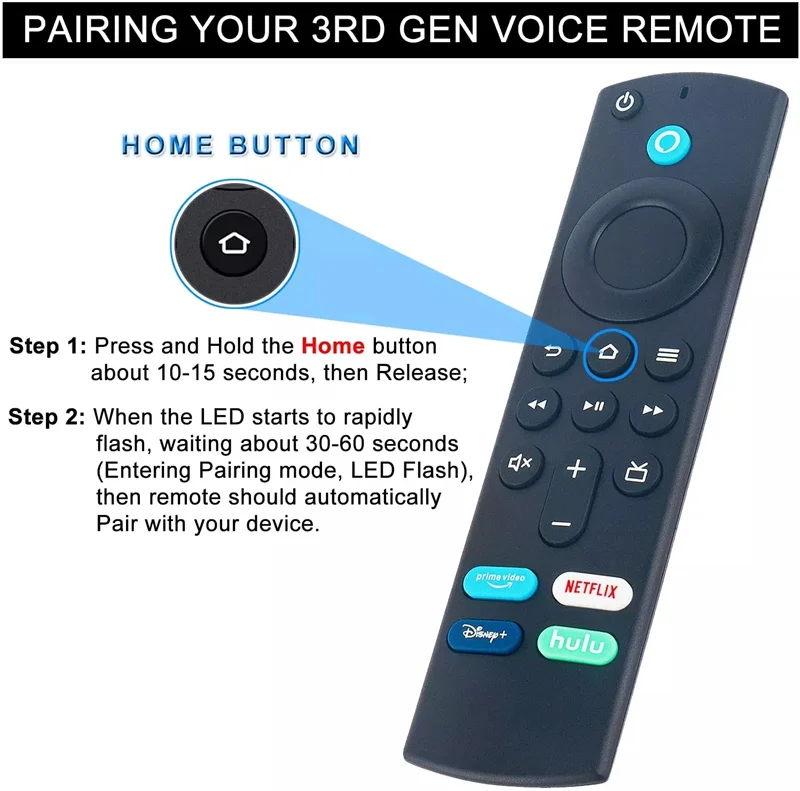 Amazon Fire Tv Stick Remote Control L5b83g Alexa Voice Remote Tv Stick ...